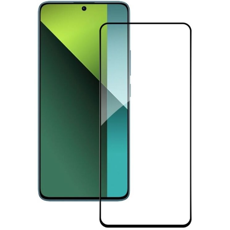 Защитное стекло ACCLAB Full Glue для Xiaomi Redmi Note 13 Pro 5G - Black: фото 2 из 7