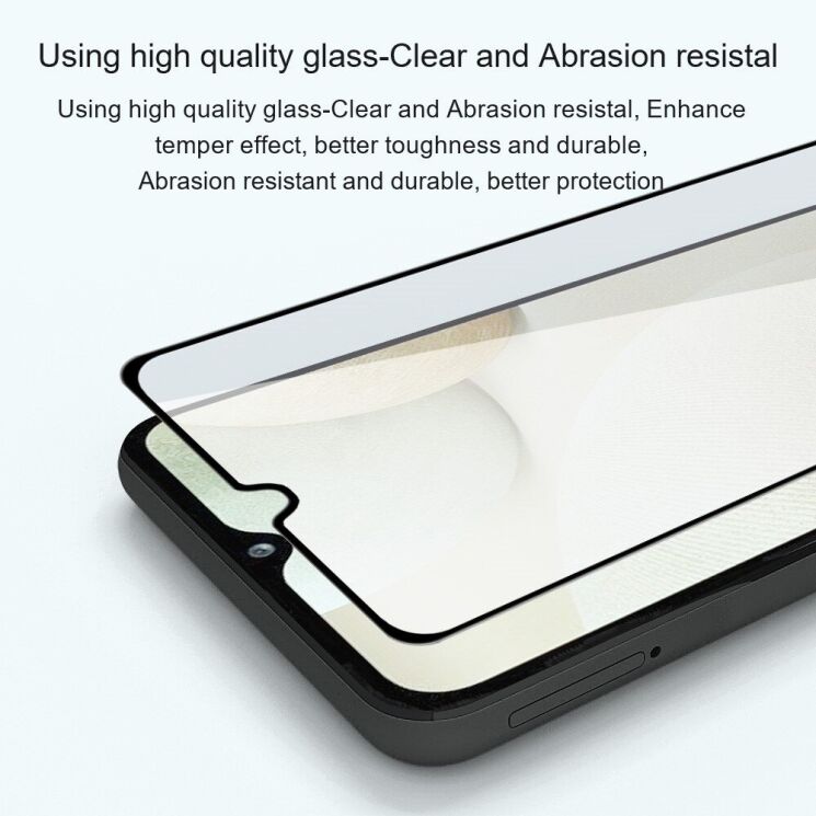 Защитное стекло AMORUS Full Glue Tempered Glass для Samsung Galaxy A33 - Black: фото 4 из 9