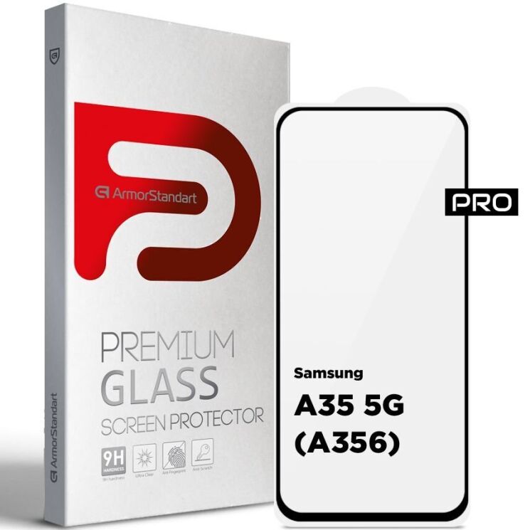 Защитное стекло ArmorStandart Pro 5D для Samsung Galaxy A35 (A356) - Black: фото 1 из 7