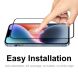 Захисне скло Deexe Full Glue Coverage для Apple iPhone 16e - Black (376431B). Фото 3 з 4