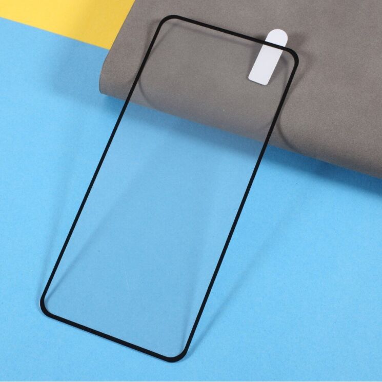 Захисне скло Deexe Full Glue Coverage для OPPO A74 - Black: фото 3 з 8