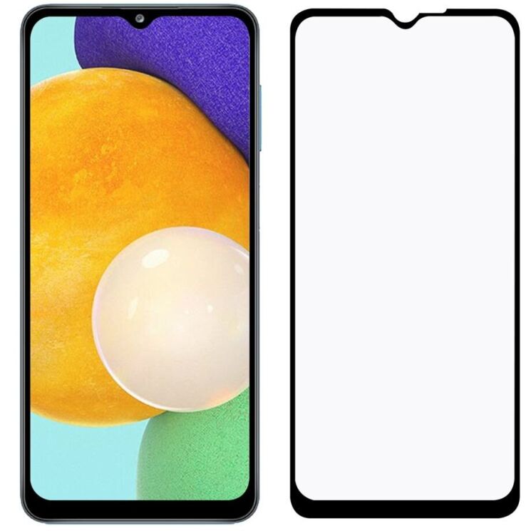 Защитное стекло Deexe Full Glue Coverage для Samsung Galaxy A13 5G - Black: фото 2 из 6