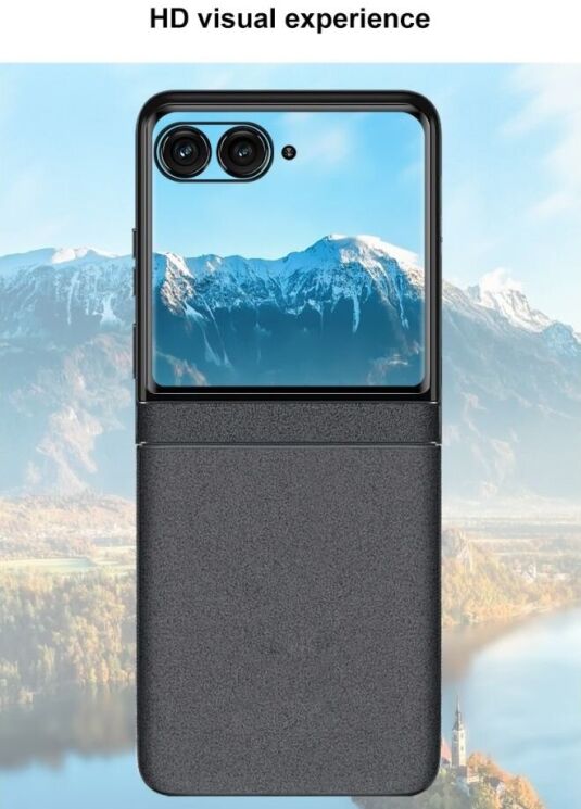 Защитное стекло IMAK 3D Curved Full Covering для Motorola Razr 50 - Black: фото 6 из 10