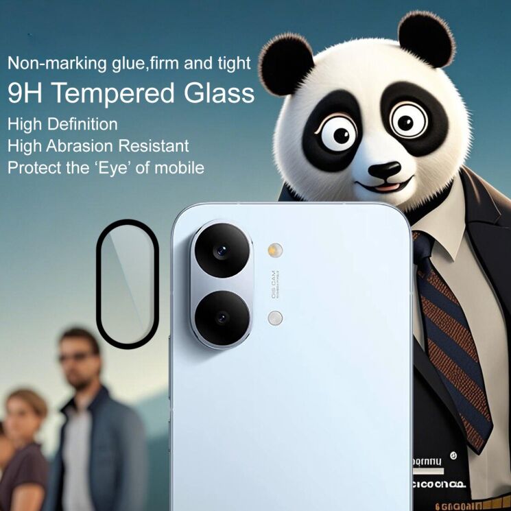 Защитное стекло IMAK Camera Black Lens для Xiaomi Poco X8 Pro Max - Black: фото 4 из 8