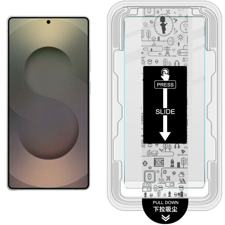 Захисне скло IMAK H Install Screen Guard для Samsung Galaxy S25 Ultra (S938): фото 2 з 11