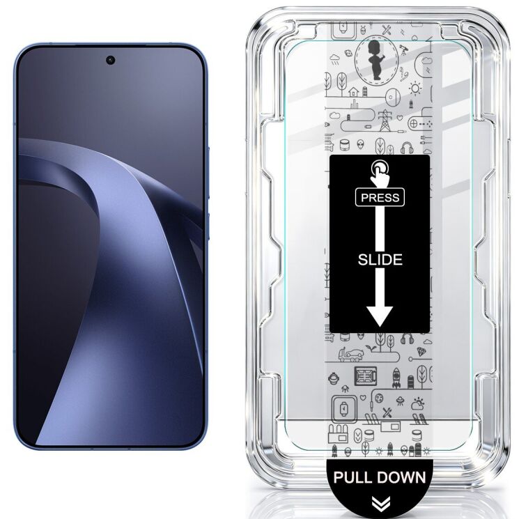 Захисне скло IMAK H Install Screen Guard для Xiaomi 17T Pro (422335) Захисне скло IMAK H Install Screen Guard для Xiaomi 17T Pro: фото 2 з 10