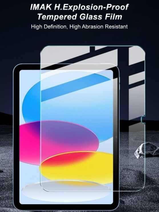 Защитное стекло IMAK H Screen Guard для Apple iPad 10.9 (2022) / iPad 11 (2025): фото 7 из 9