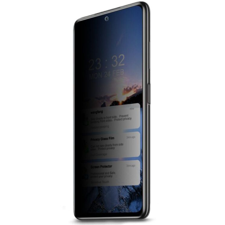 Защитное стекло IMAK Privacy 9H Protect для Xiaomi Poco X3 / Poco X3 Pro: фото 4 из 15