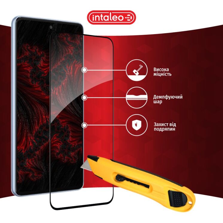 Защитное стекло Intaleo Full Glue для Samsung Galaxy A34 (A346) - Black: фото 6 из 9