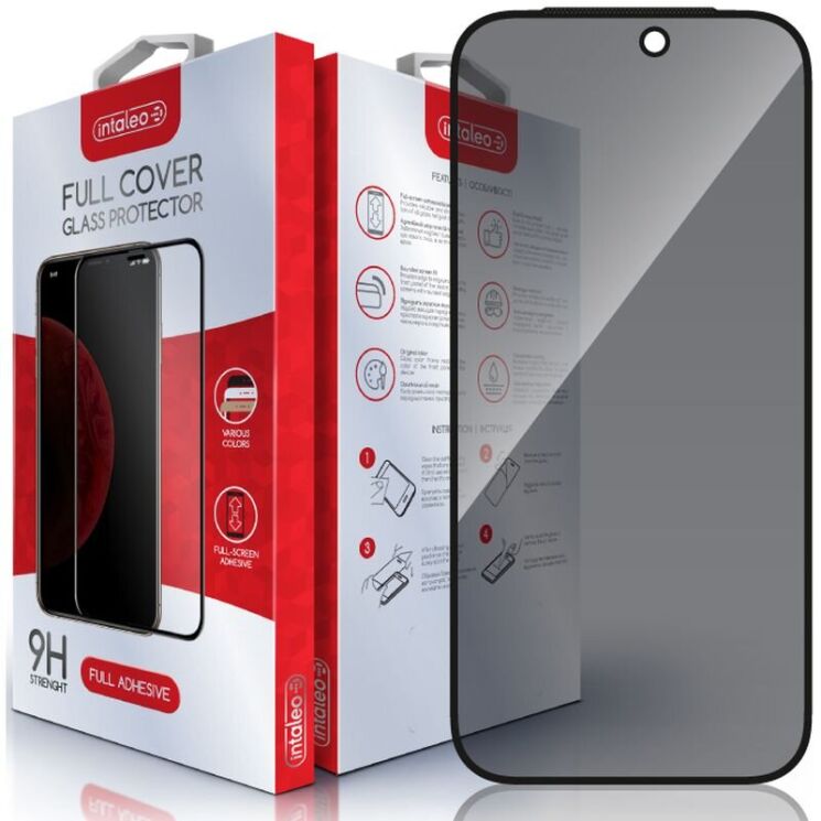 Захисне скло Intaleo Privacy для iPhone 18 Pro - Black: фото 1 з 10