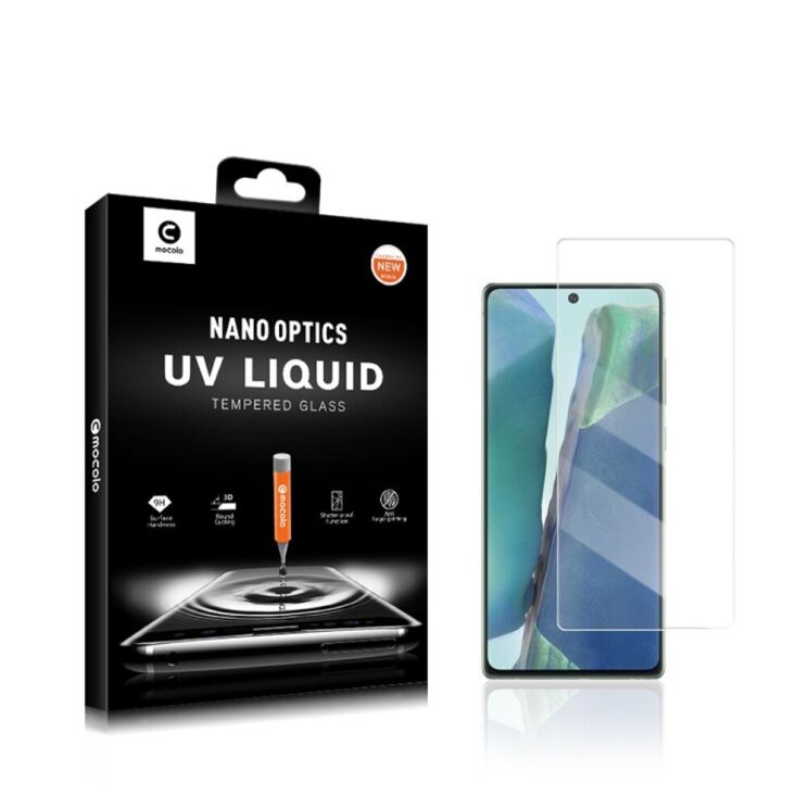 Защитное стекло MOCOLO 3D Curved UV Glass для Samsung Galaxy Note 20 (N980) (с лампой UV): фото 12 из 12