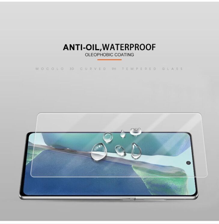 Защитное стекло MOCOLO 3D Curved UV Glass для Samsung Galaxy Note 20 (N980) (с лампой UV): фото 8 из 12
