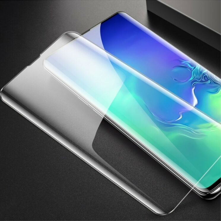 Захисне скло MOCOLO 3D Curved UV Glass для Samsung Galaxy S10 (G973) (с лампой UV): фото 5 з 17