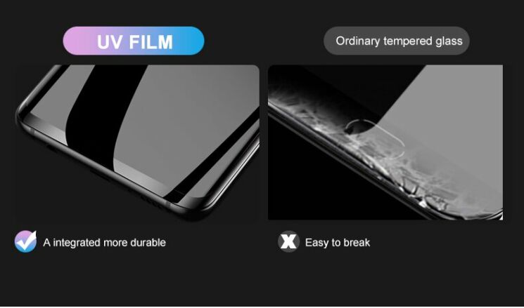 Захисне скло MOCOLO 3D Curved UV Glass для Samsung Galaxy S10 (G973) (с лампой UV): фото 12 з 17