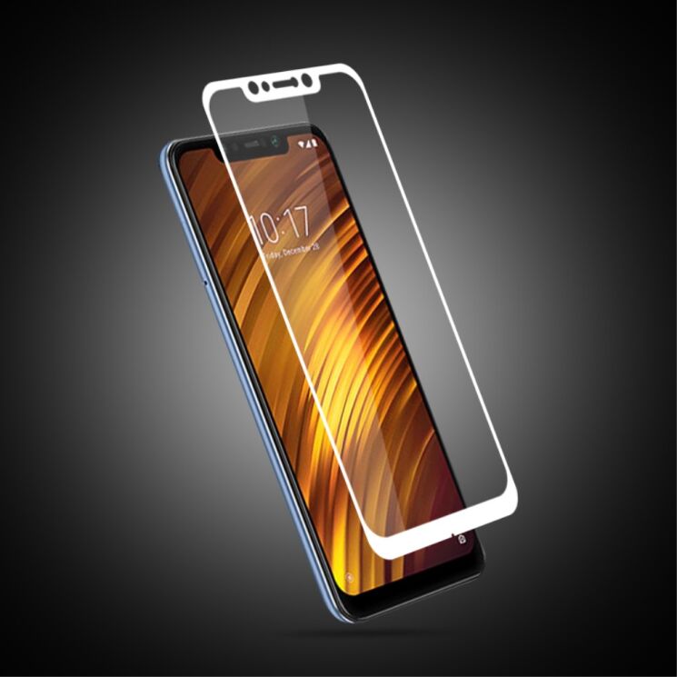 Захисне скло MOCOLO 3D Silk Print для Xiaomi Pocophone F1 - White: фото 2 з 10