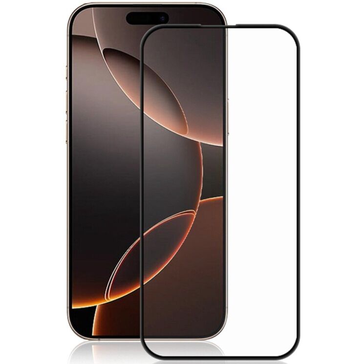 Защитное стекло MOCOLO 5D Curved Full Glue для Apple iPhone 17 Pro - Black: фото 1 из 6