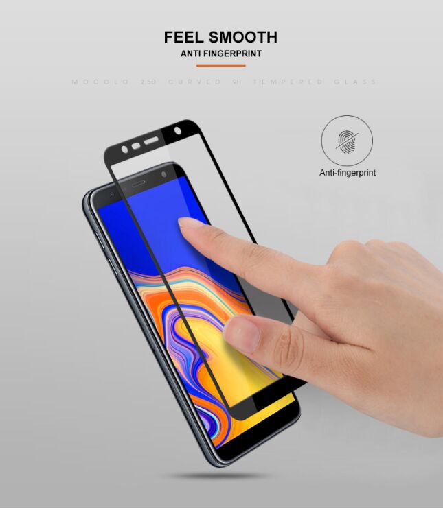 Защитное стекло MOCOLO Full Glue Cover для Samsung Galaxy J4+ (J415) - White: фото 9 из 10