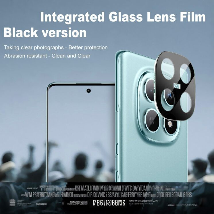 Защитное стекло на камеру IMAK Black Glass Lens для Xiaomi Redmi Note 15 - Black: фото 2 из 7