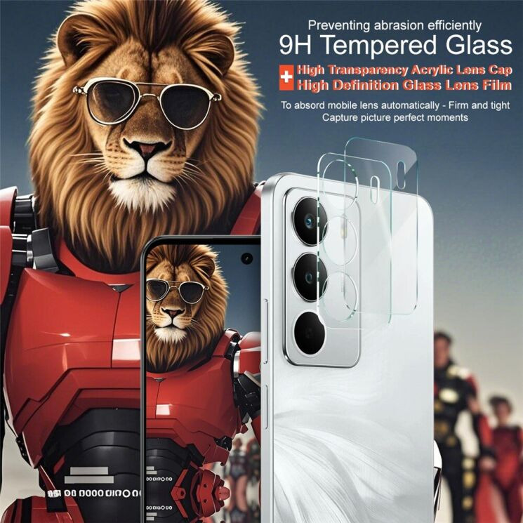 Защитное стекло на камеру IMAK Integrated Lens Protector для Realme C71: фото 3 из 6