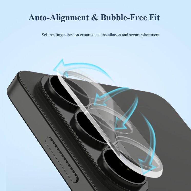 Захисне скло на камеру LEREACH Camera Lens Protector для Samsung Galaxy S26 (S942) - Black: фото 7 з 10