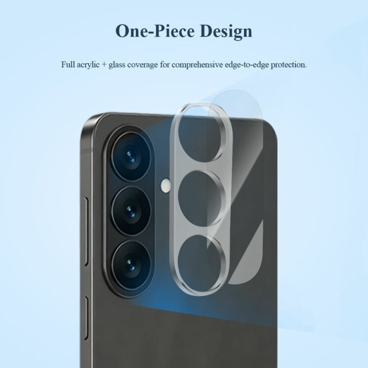 Захисне скло на камеру LEREACH Camera Lens Protector для Samsung Galaxy S26 (S942) - Black: фото 4 з 10