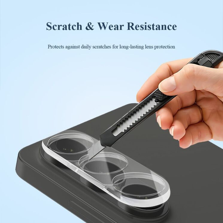 Захисне скло на камеру LEREACH Camera Lens Protector для Samsung Galaxy S26 (S942) - Black: фото 6 з 10