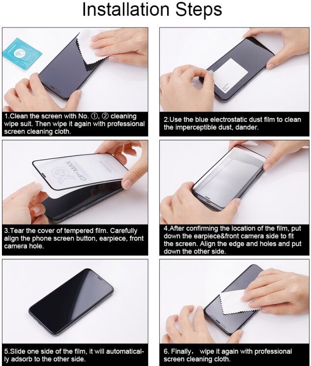 Захисне скло NILLKIN Amazing CP+ PRO для Xiaomi 13T / 13T Pro - Black: фото 7 з 9