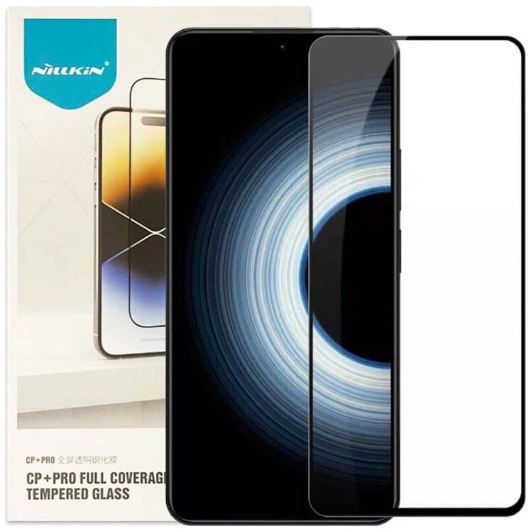 Защитное стекло NILLKIN Amazing CP+ PRO для Xiaomi 14T / 14T Pro - Black: фото 1 из 6
