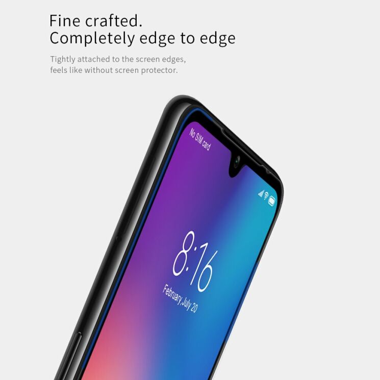 Захисне скло NILLKIN XD CP+ для Xiaomi Mi 9 / Mi 9 Explore - Black: фото 4 з 17