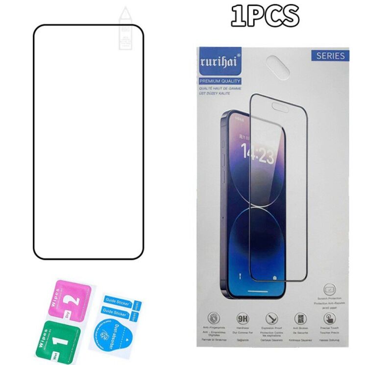 Защитное стекло RURIHAI Full Glue Screen Protect для Samsung Galaxy A36 (A366) - Black: фото 5 из 5