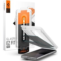Комплект защитных стекол (2шт) Spigen GLAS.tR EZ Fit Pro Privacy Set для Samsung Galaxy Fold 8 Ultra / Fold 7 (AGL12250) - Black: фото 1 из 15