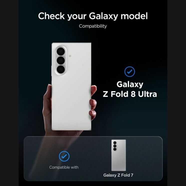 Комплект защитных стекол (2шт) Spigen GLAS.tR EZ Fit Pro Privacy Set для Samsung Galaxy Fold 8 Ultra / Fold 7 (AGL12250) - Black (424570B) Комплект защитных стекол (2шт) Spigen GLAS.tR EZ Fit Pro Privacy Set для Samsung Galaxy Fold 8 Ultra / Fold 7 (AGL12250) - Black: фото 7 из 15