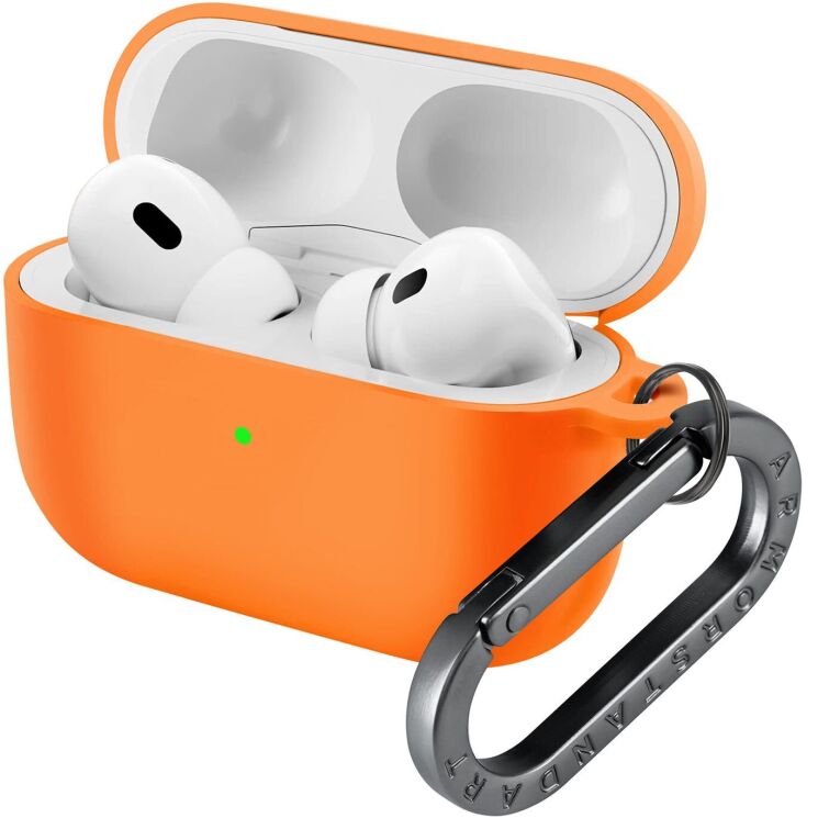 Защитный чехол ArmorStandart Hang Case для AirPods Pro 3 - Orange (390127O) Защитный чехол ArmorStandart Hang Case для AirPods Pro 3 - Orange: фото 1 из 2