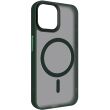 Защитный чехол ArmorStandart Uniq MagSafe для Apple iPhone 15 - Dark Green (371514DG)