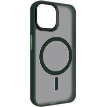Защитный чехол ArmorStandart Uniq MagSafe для Apple iPhone 15 - Dark Green: фото 1 из 1