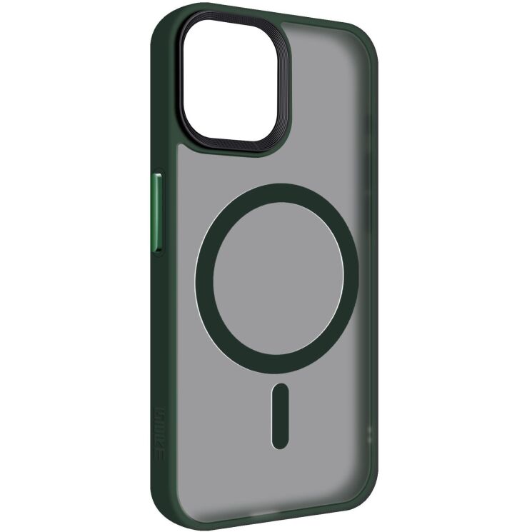 Защитный чехол ArmorStandart Uniq MagSafe для Apple iPhone 15 - Dark Green: фото 1 из 1