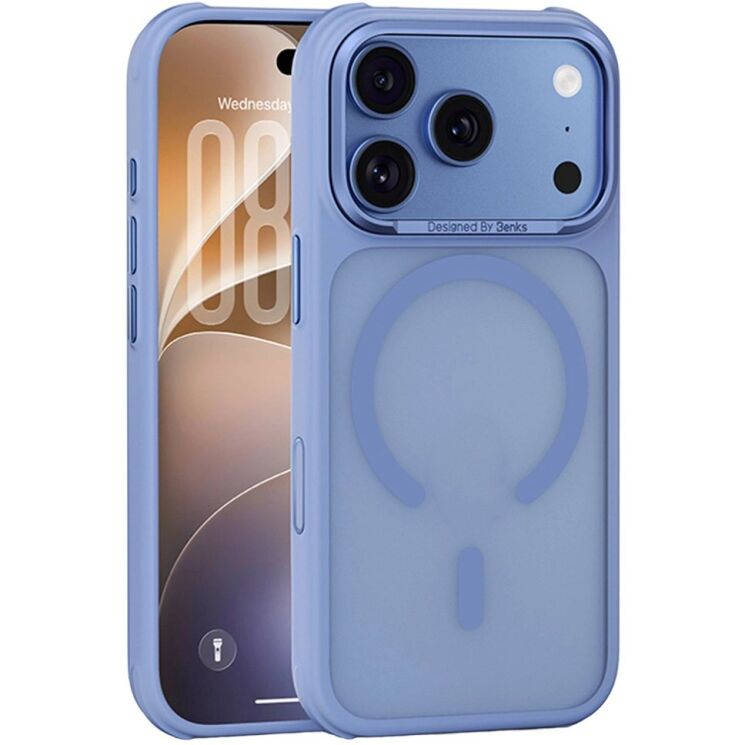 Захисний чохол BENKS Mist Magnetic для iPhone 18 Pro Max / 17 Pro Max - Baby Blue: фото 1 з 9