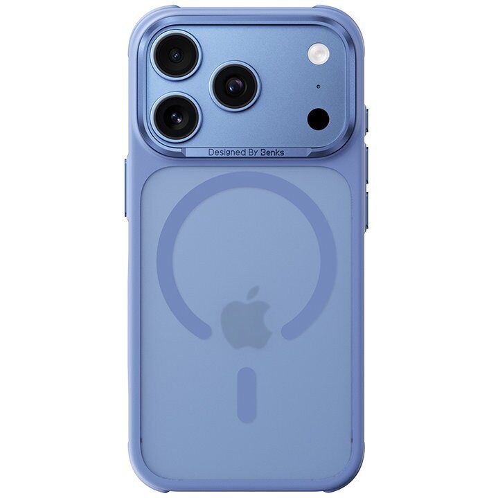 Захисний чохол BENKS Mist Magnetic для iPhone 18 Pro Max / 17 Pro Max - Baby Blue: фото 2 з 9