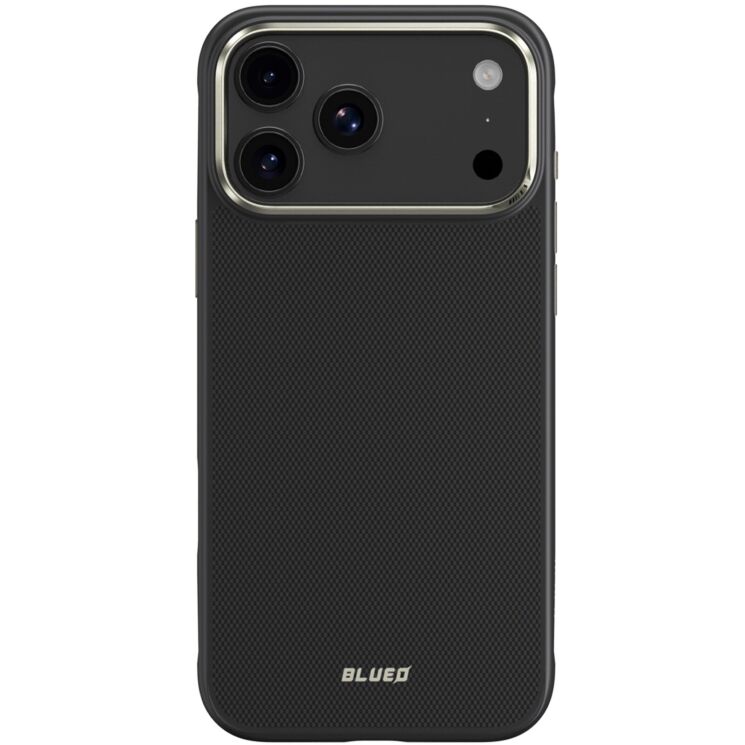 Защитный чехол Blueo Aramid Fiber with MagSafe для iPhone 17 Pro - Black (403295B) Защитный чехол Blueo Aramid Fiber with MagSafe для iPhone 17 Pro - Black: фото 2 из 3