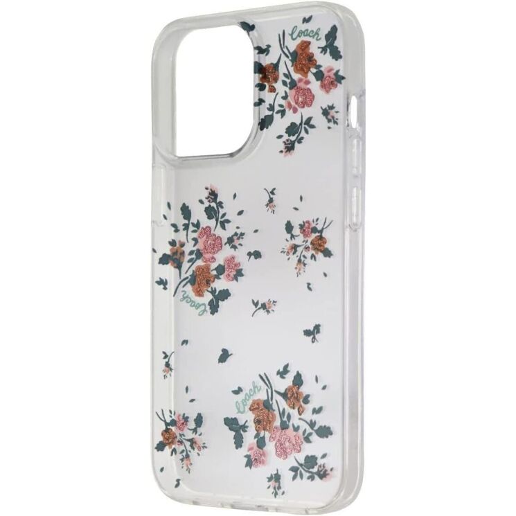 Защитный чехол Coach Protective Case для Apple iPhone 13 Pro - Rose Bouquet: фото 2 из 4
