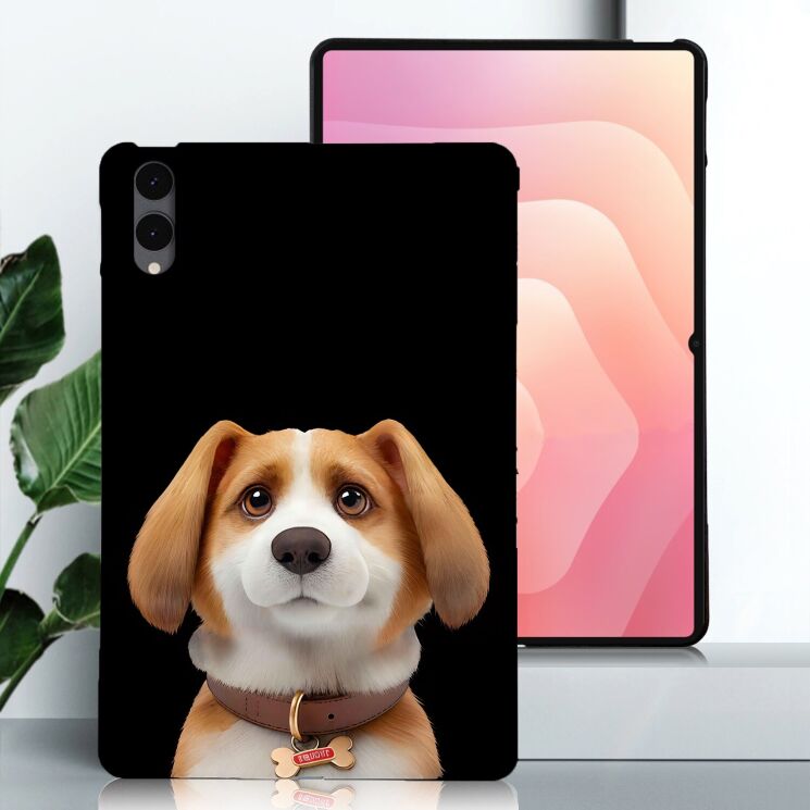 Защитный чехол Deexe Animal Series для Samsung Galaxy Tab S12 Plus - Harrier Beagle: фото 2 из 4