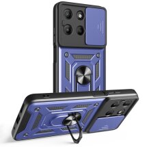 Защитный чехол Deexe Armor Shield для Motorola Moto G15 - Blue: фото 1 из 9