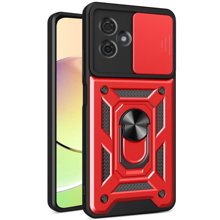 Защитный чехол Deexe Armor Shield для Motorola Moto G54 / G54 Power - Red: фото 1 из 6