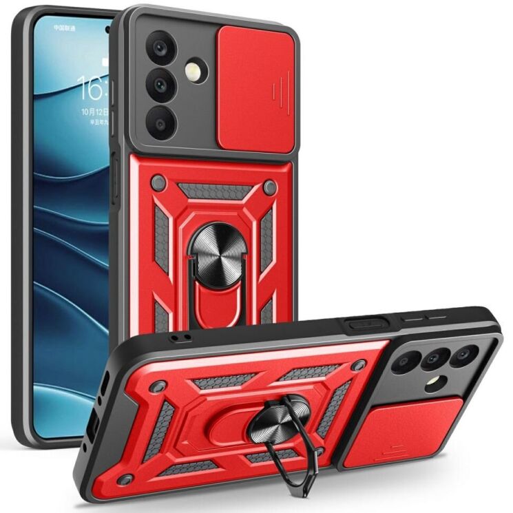 Защитный чехол Deexe Armor Shield для Samsung Galaxy A26 (A266) - Red: фото 1 из 8