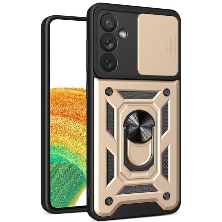 Защитный чехол Deexe Armor Shield для Samsung Galaxy A34 (A346) - Gold: фото 1 из 9