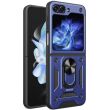 Защитный чехол Deexe Armor Shield (FF) для Samsung Galaxy Flip 6 - Blue (357519L)