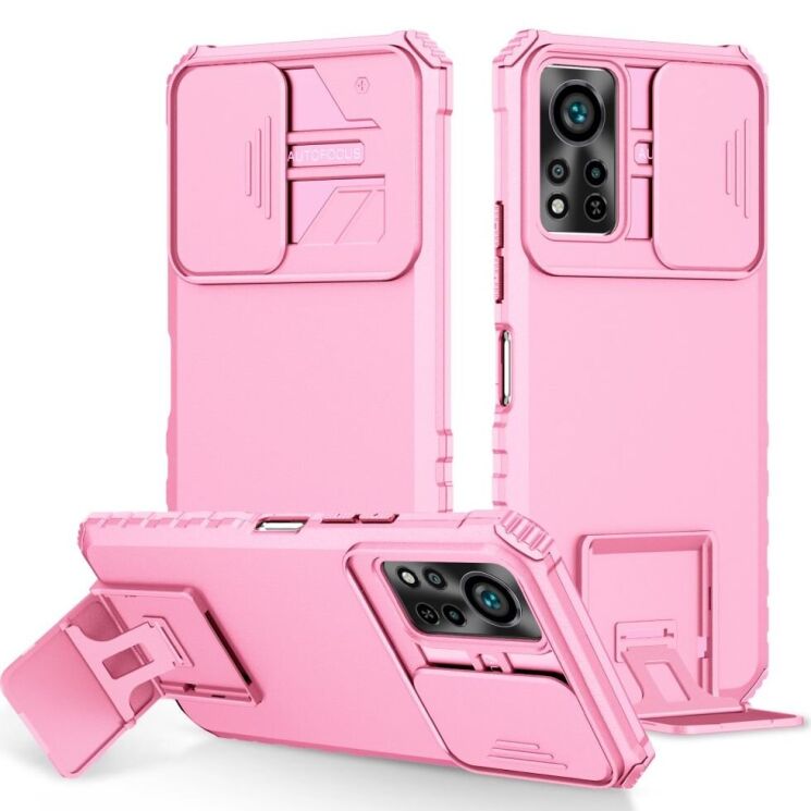 Защитный чехол Deexe Bibercas для Infinix Hot 11s NFC (X6812B) - Pink: фото 1 из 12