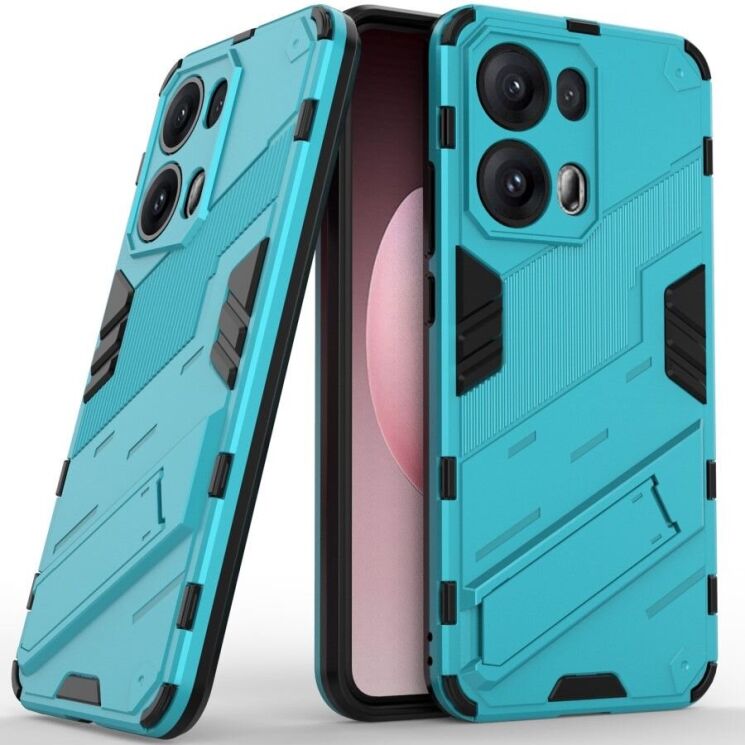 Захисний чохол Deexe Bibercas для OPPO Reno 13 Pro 5G - Baby Blue: фото 1 з 7