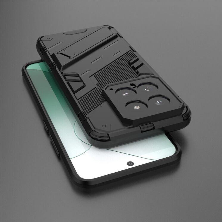 Защитный чехол Deexe Bibercas для Xiaomi 14 - Black: фото 3 из 6