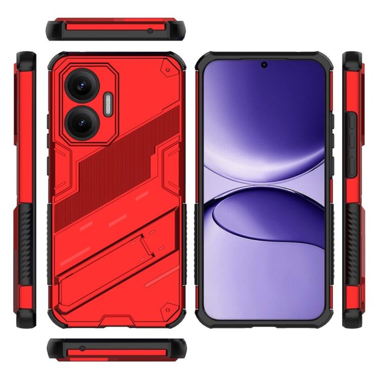 Защитный чехол Deexe Bibercas для Xiaomi Poco F7 - Red: фото 6 из 6